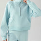Half Zip Pocketed Active Sweatshirt