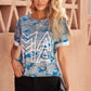 Camouflage Round Neck Tee Shirt