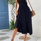 Spaghetti Strap Scoop Neck Midi Dress
