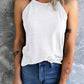 Curved Hem Grecian Tank Top