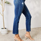BAYEAS Distressed Cropped Jeans