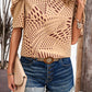 Tied Printed Puff Sleeve Blouse