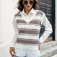 Contrast V-Neck Sweater Vest