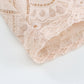 Ruffled Lace Mock Neck Blouse