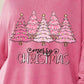 Plus Size MERRY CHRISTMAS Dropped Shoulder Sweatshirt