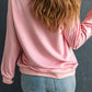 Candy Cane Sequin Dropped Shoulder Sweatshirt