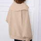 Half-Zip Lantern Sleeve Top