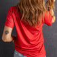 Star and Stripe Graphic Short Sleeve Tee