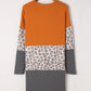 Color Block Long Sleeve Cardigan