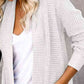 Open Front Long Sleeve Cardigan