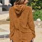 Button Up Long Sleeve Hooded Jacket