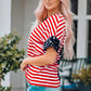Stars and Stripes V-Neck Tee