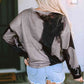 Ghost Graphic Round Neck Sweatshirt