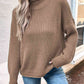 Roll Hem Drop Shoulder Sweater