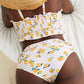Fruit Print Frilled Bikini Set