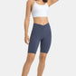 High Waist Biker Shorts with Pockets
