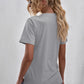FAITH OVER FEAR Graphic Round Neck Tee