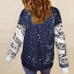 Plus Size MERRY CHRISTMAS Graphic Leopard Sweatshirt