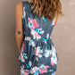 Floral Peplum Tank Top