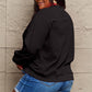 Simply Love Full Size Letter Graphic Long Sleeve Sweatshirt