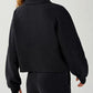 Half Zip Pocketed Active Sweatshirt