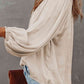 Tie Neck Long Sleeve Blouse