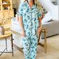 PREORDER: Button Front Pajama Pants Set In Four Prints