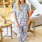 PREORDER: Button Front Pajama Pants Set In Four Prints