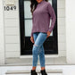 Mock Neck Long Sleeve Sweater