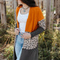 Color Block Long Sleeve Cardigan