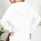 MERRY AND BRIGHT Waffle-Knit Drawstring Hoodie