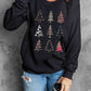 Chrismas Tree Graphic Sweatshirt