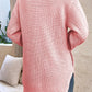 V-Neck Openwork Long Sleeve Cardigan