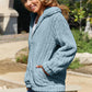 Zip Up Collared Neck Jacket with Pockets