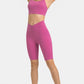 High Waist Biker Shorts with Pockets