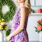 Printed Round Neck Tank Top