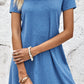 Short Sleeve V-Neck Mini Dress