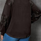 Plus Size Santa Graphic Sequin Long Sleeve Sweatshirt