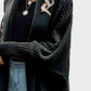 Open Front Long Sleeve Cardigan