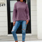 Mock Neck Long Sleeve Sweater