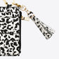 Leopard Tassel Keychain with Wallet