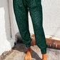 Leopard Pocketed Long Pants
