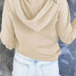 Dropped Shoulder Long Sleeve Hoodie with Pocket