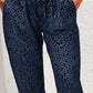 Leopard Pocketed Long Pants