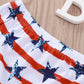 Kids Graphic Tank and US Flag Shorts Set