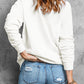 LET'S GO GIRLS Graphic Round Neck Sweatshirt