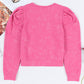 Round Neck Long Sleeve Sweatshirt