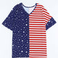 Stars and Stripes V-Neck Tee