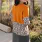 Color Block Long Sleeve Cardigan