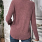 Round Neck Ribbed Long Sleeve T-Shirt